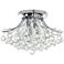 Princess 20" Wide Chrome 6-Light Ceiling Light