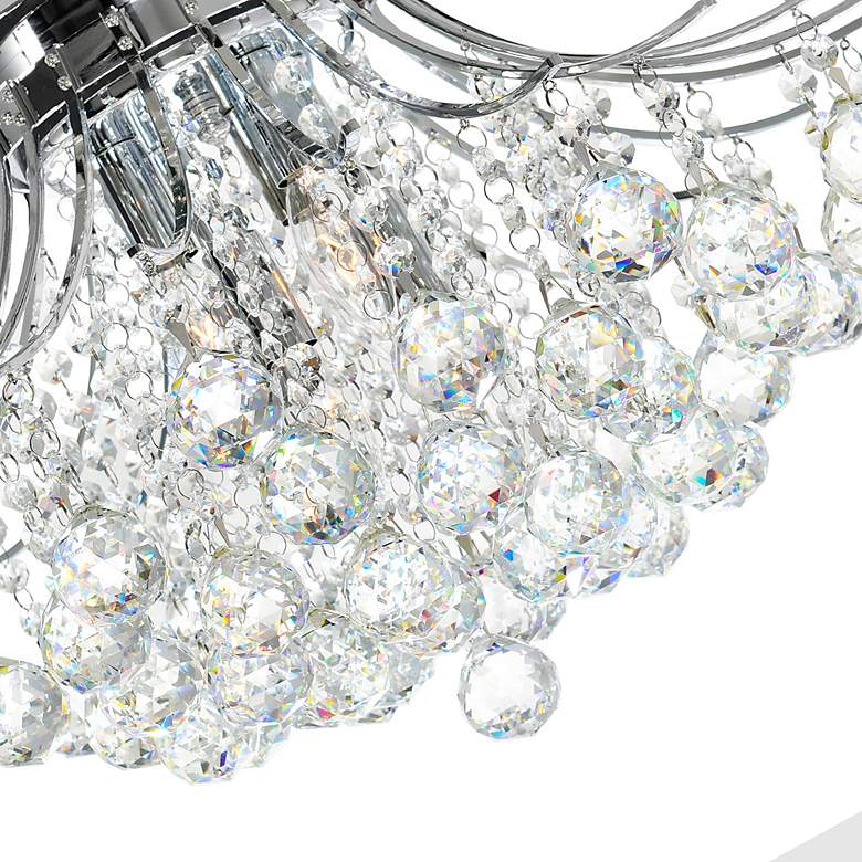 Image 2 Princess 20" Wide Chrome 6-Light Ceiling Light more views