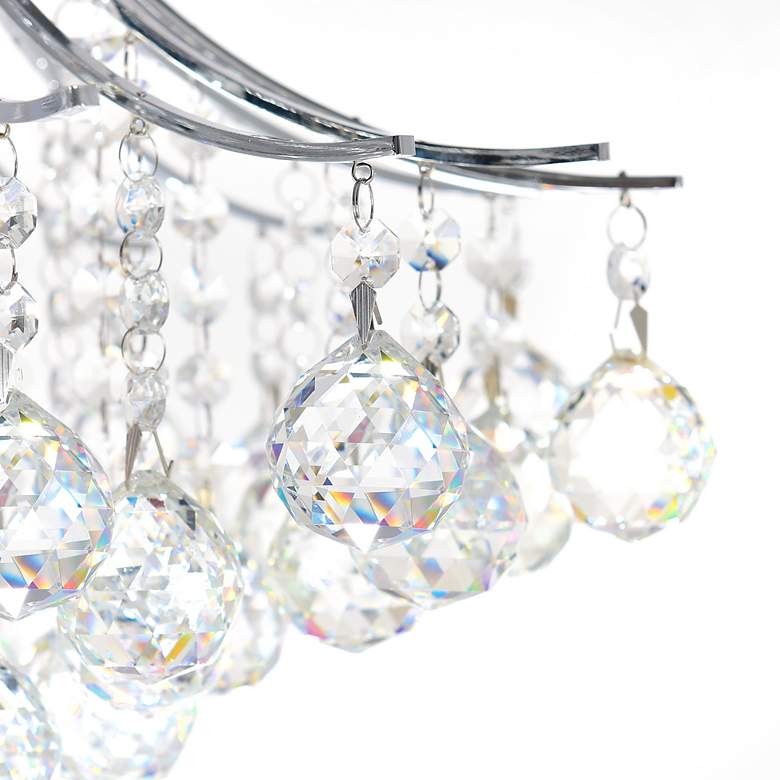 Image 3 Princess 20" Wide Chrome 6-Light Ceiling Light more views