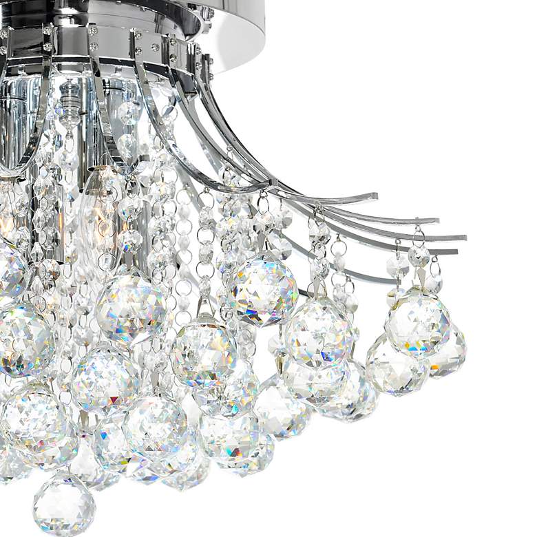 Image 5 Princess 20" Wide Chrome 6-Light Ceiling Light more views