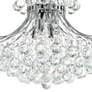 3_Princess 20" Wide Chrome and Crystal Chandelier more views