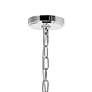 7_Princess 20" Wide Chrome and Crystal Chandelier more views