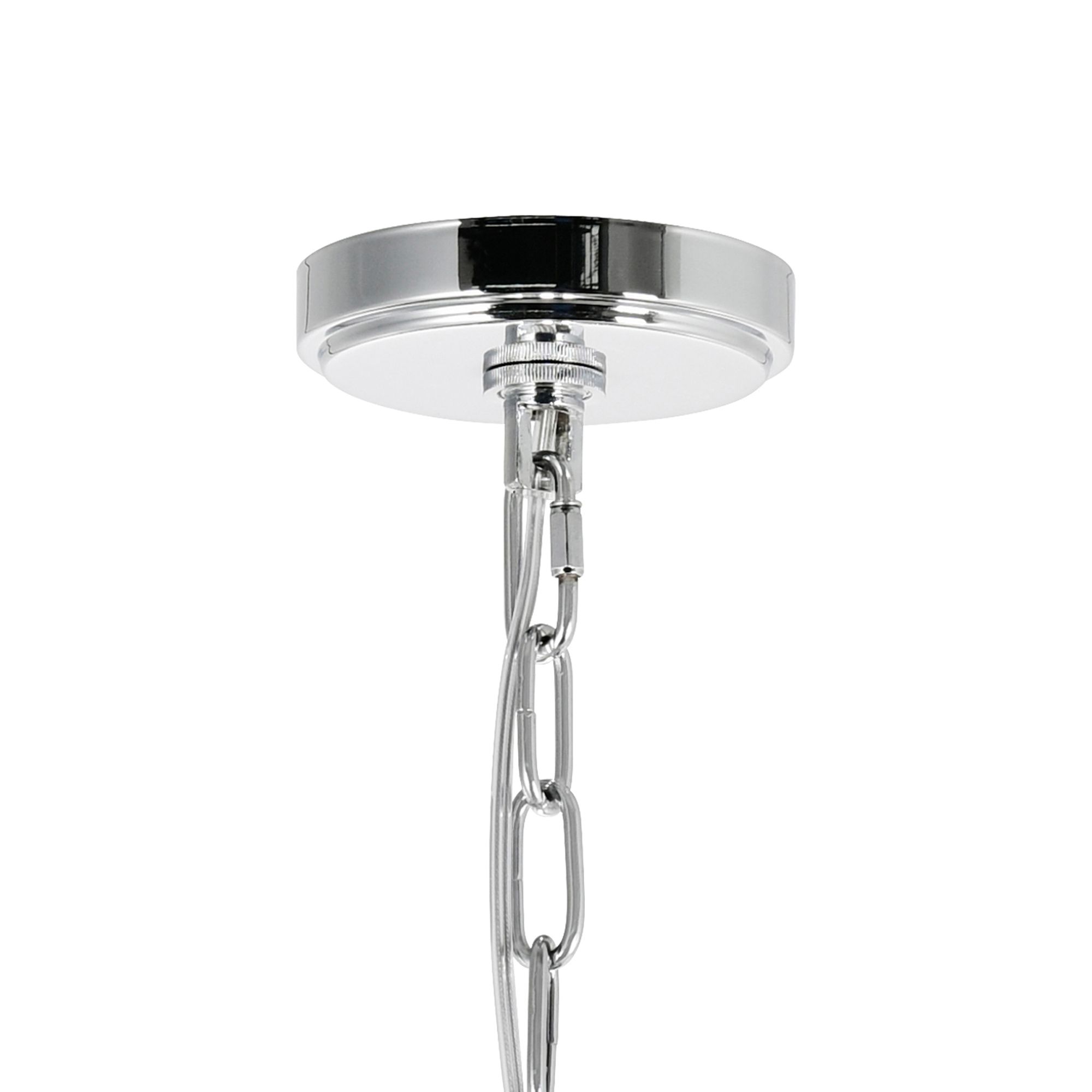 Image 5 Princess 3 Light Mini Chandelier With Chrome Finish more views