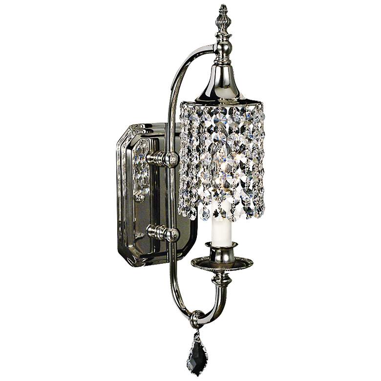 Image 1 Princessa Polished Silver 17 inch HIgh Wall Sconce