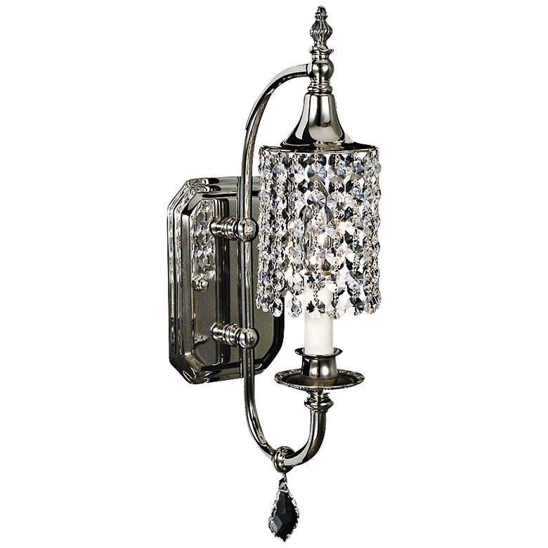 Image 1 Princessa Polished Silver 17" HIgh Wall Sconce
