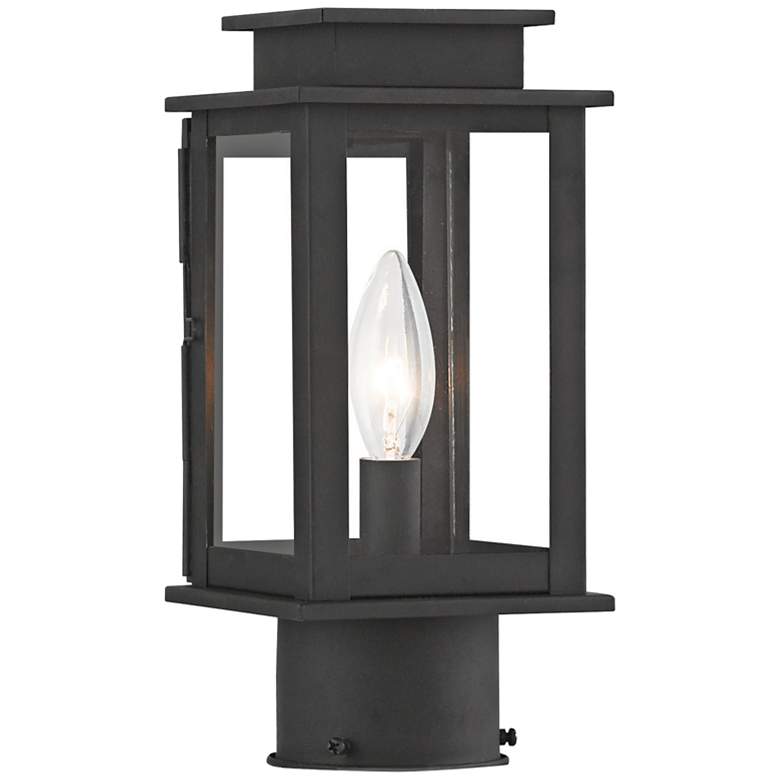 Image 2 Princeton 10 1/2" High Black Outdoor Post Light