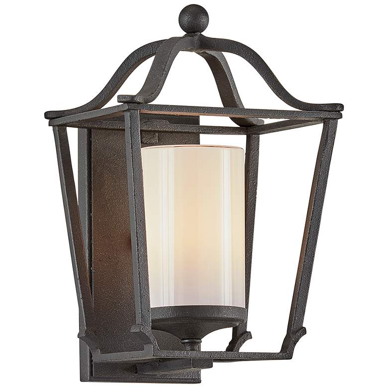 Image 1 Princeton 12 1/2" High French Iron Outdoor Wall Light