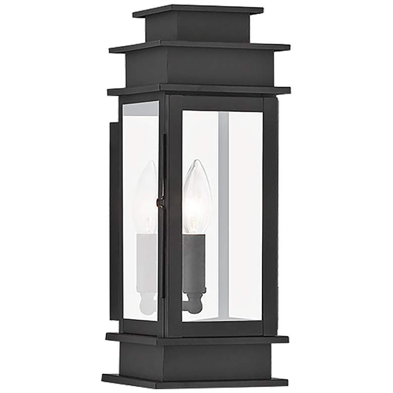 Image 1 Princeton 14" High Black Outdoor Wall Light
