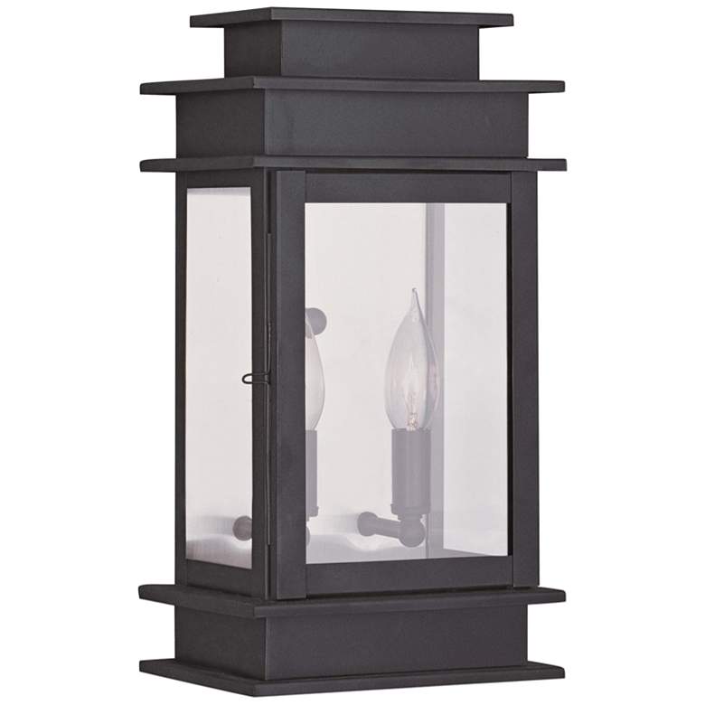 Image 1 Princeton 14" High Bronze 2-Light Outdoor Wall Light
