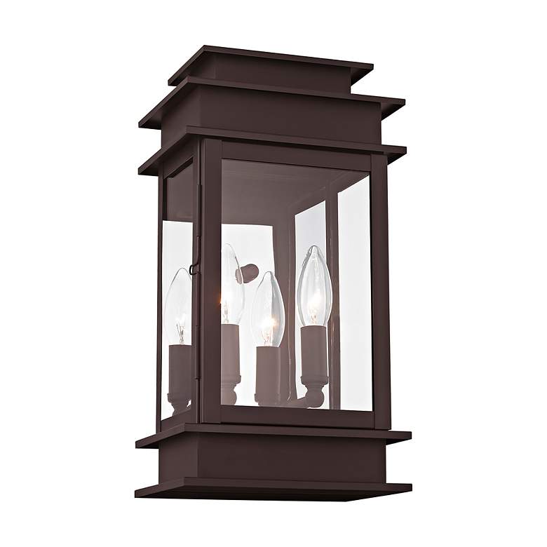 Image 4 Princeton 14" High Bronze 2-Light Outdoor Wall Light more views
