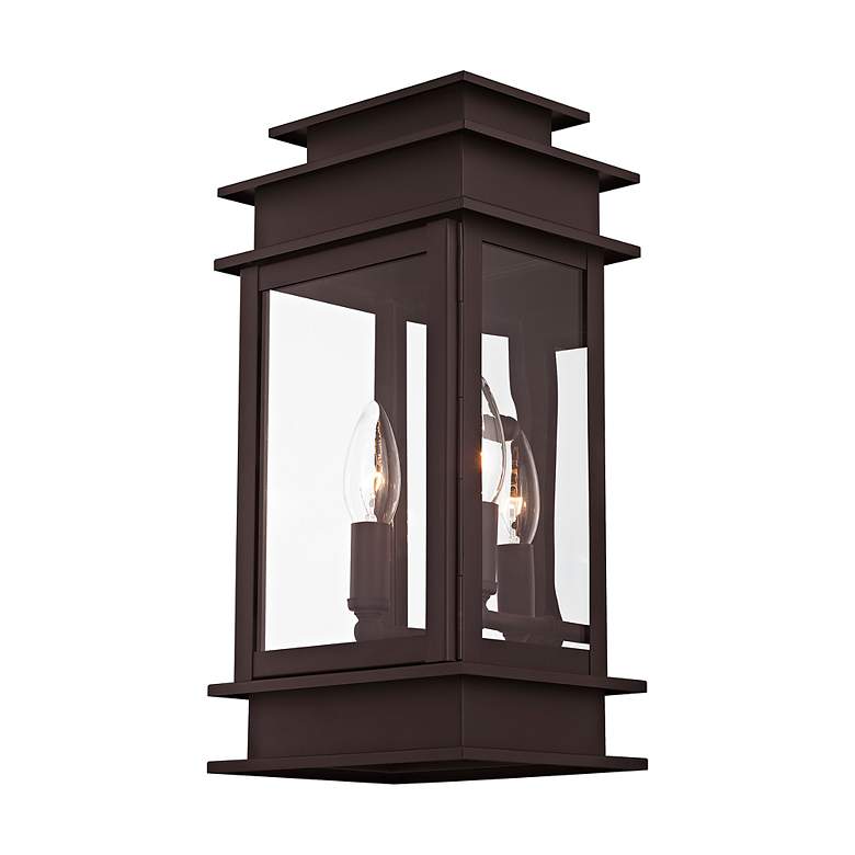 Image 5 Princeton 14" High Bronze 2-Light Outdoor Wall Light more views