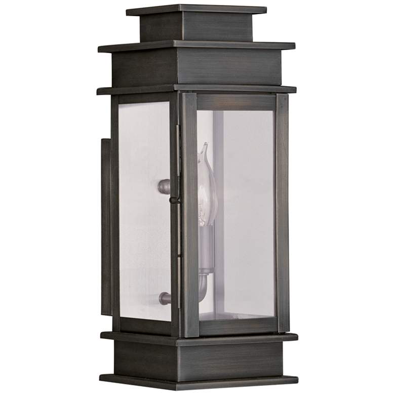 Image 1 Princeton 14" High Vintage Pewter Outdoor Wall Light