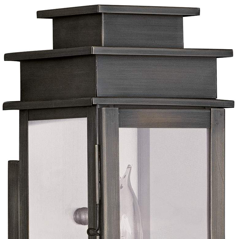 Image 2 Princeton 14" High Vintage Pewter Outdoor Wall Light more views