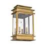 Thumbnail4 of Princeton 15 1/4" High Antique Brass Outdoor Wall Light more views