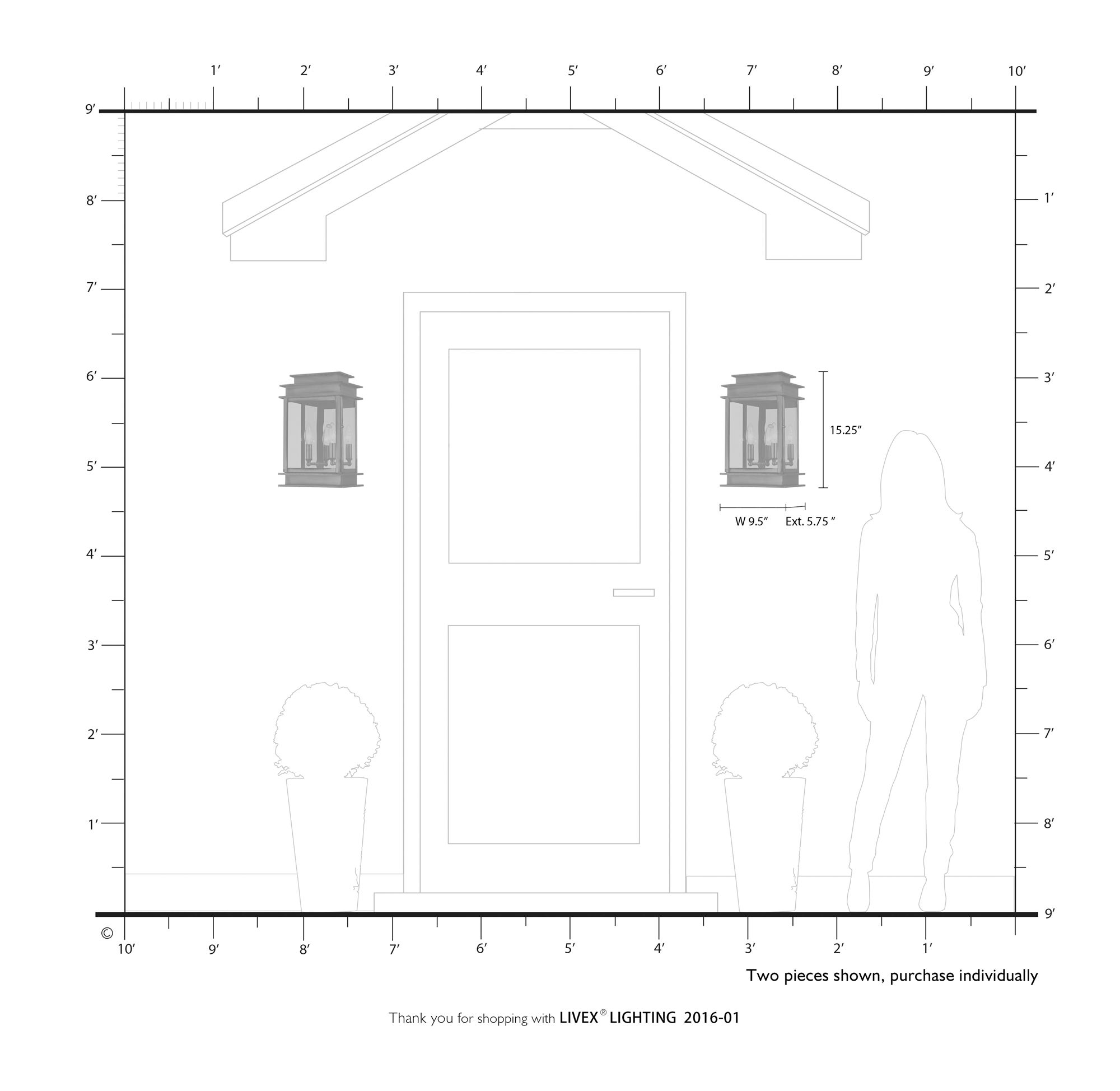 Princeton 15 1/4" High Antique Brass Outdoor Wall Light