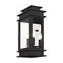 4_Princeton 15 1/4" High Black 2-Light Outdoor Wall Light more views