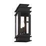 5_Princeton 15 1/4" High Black 2-Light Outdoor Wall Light more views