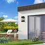 6_Princeton 15 1/4" High Black 2-Light Outdoor Wall Light more views