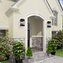 7_Princeton 15 1/4" High Black 2-Light Outdoor Wall Light more views