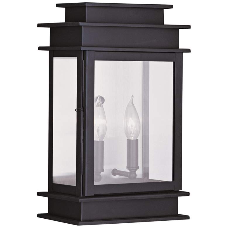 Image 1 Princeton 15 1/4" High Bronze 2-Light Outdoor Wall Light