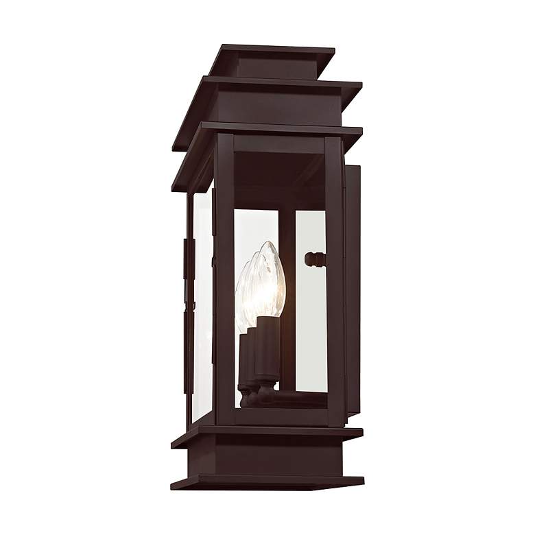 Image 5 Princeton 15 1/4" High Bronze 3-Light Outdoor Wall Light more views