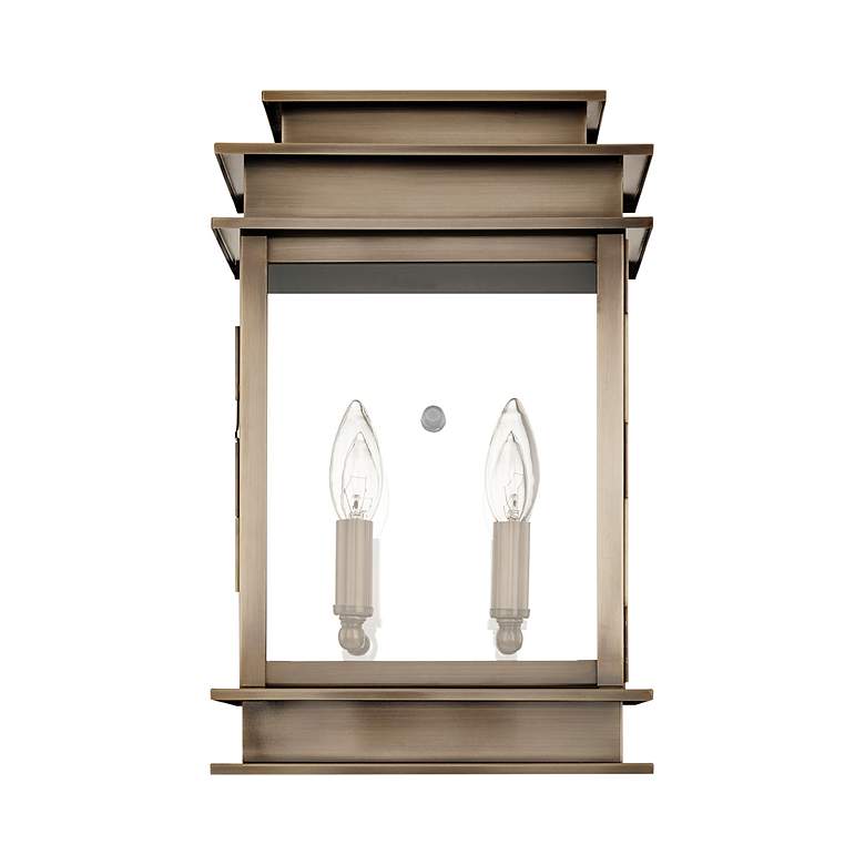 Image 5 Princeton 15 1/4" High Vintage Pewter Outdoor Wall Light more views