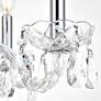 Princeton 17" Wide Chrome and Crystal 4-Light Chandelier