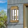 1_Princeton 19" High Antique Brass Outdoor Wall Light