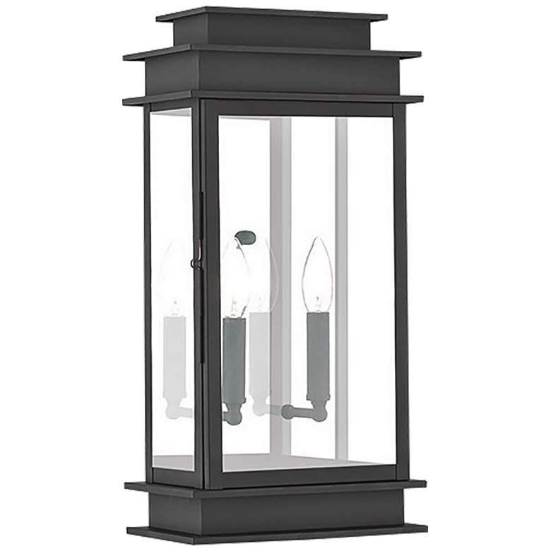 Image 2 Princeton 19" High Black Outdoor Wall Light
