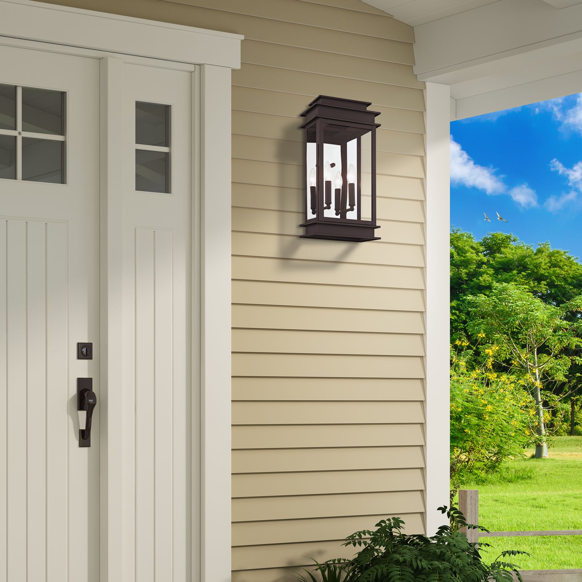 Princeton 19" High Bronze Outdoor Wall Light