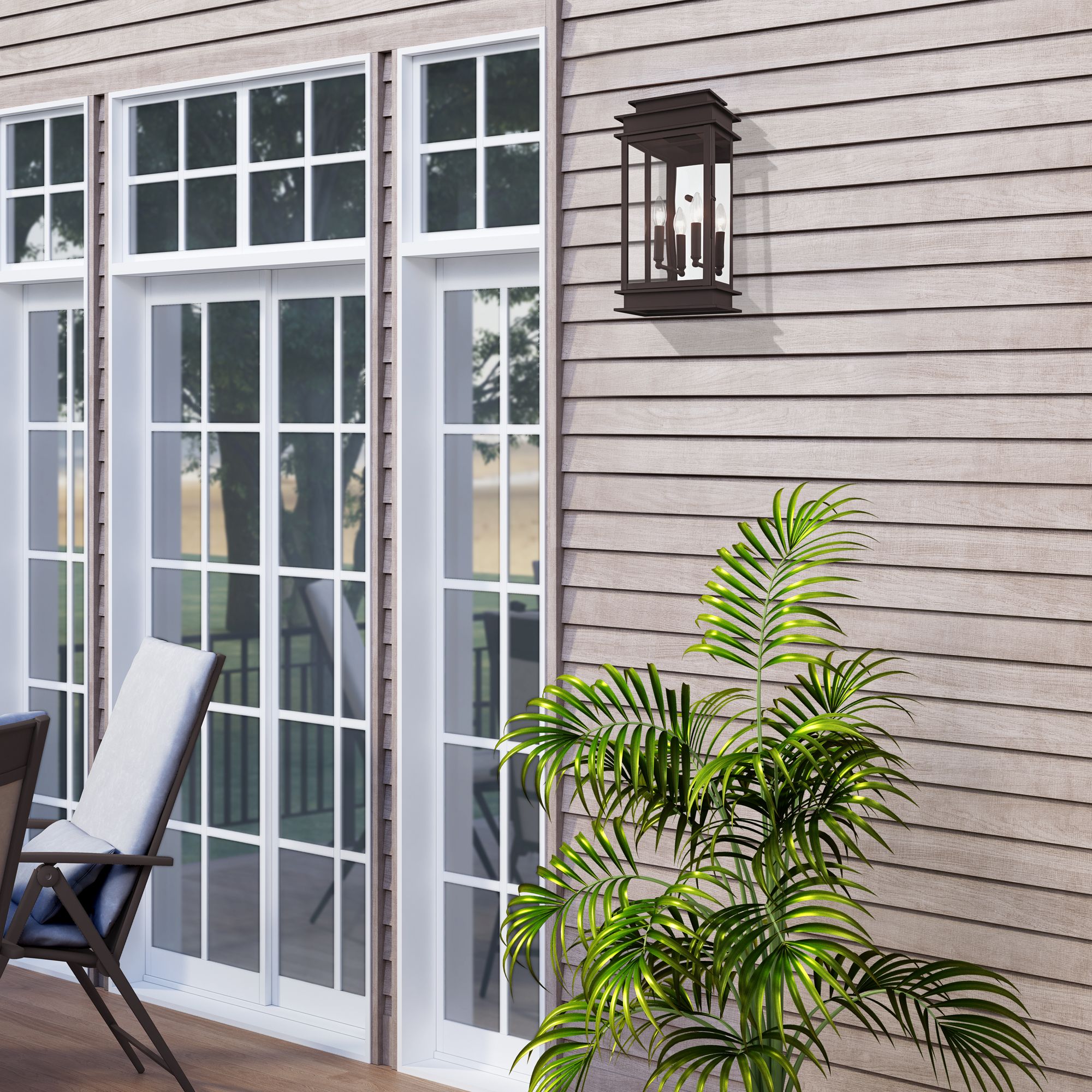 Princeton 19" High Bronze Outdoor Wall Light