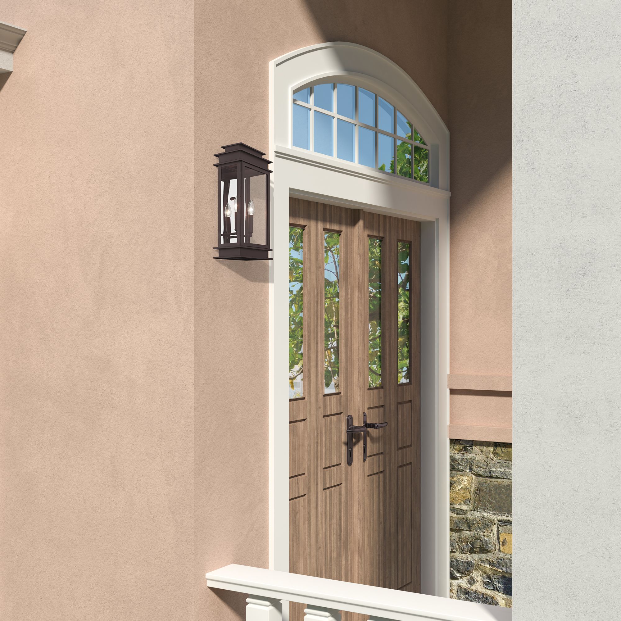 Princeton 19" High Bronze Outdoor Wall Light