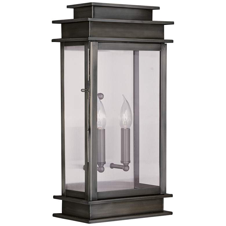 Image 1 Princeton 19" High Vintage Pewter Outdoor Wall Light