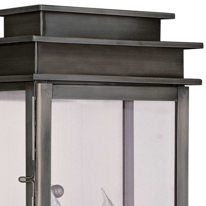 Image 2 Princeton 19" High Vintage Pewter Outdoor Wall Light more views