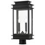 2_Princeton 2 Light Black Outdoor Large Post Top Lantern