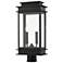 Princeton 2 Light Black Outdoor Large Post Top Lantern