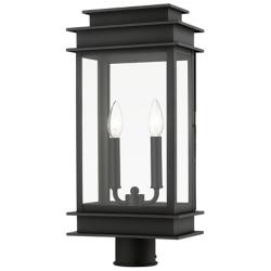 Princeton 2 Light Black Outdoor Large Post Top Lantern