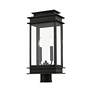 4_Princeton 2 Light Black Outdoor Large Post Top Lantern more views