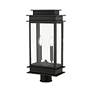 5_Princeton 2 Light Black Outdoor Large Post Top Lantern more views