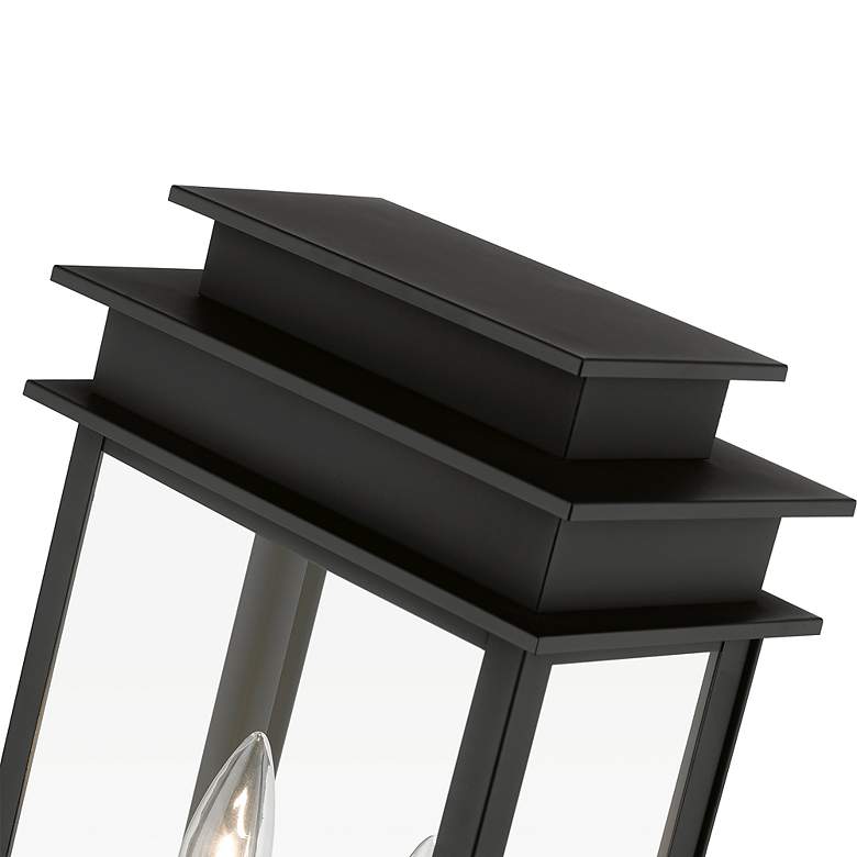 Image 7 Princeton 2 Light Black Outdoor Large Post Top Lantern more views