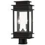 2_Princeton 2 Light Black Outdoor Medium Post Top Lantern