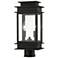 Princeton 2 Light Black Outdoor Medium Post Top Lantern