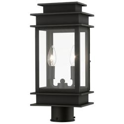 Princeton 2 Light Black Outdoor Medium Post Top Lantern
