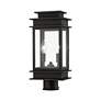 3_Princeton 2 Light Black Outdoor Medium Post Top Lantern more views