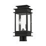5_Princeton 2 Light Black Outdoor Medium Post Top Lantern more views
