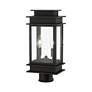 6_Princeton 2 Light Black Outdoor Medium Post Top Lantern more views