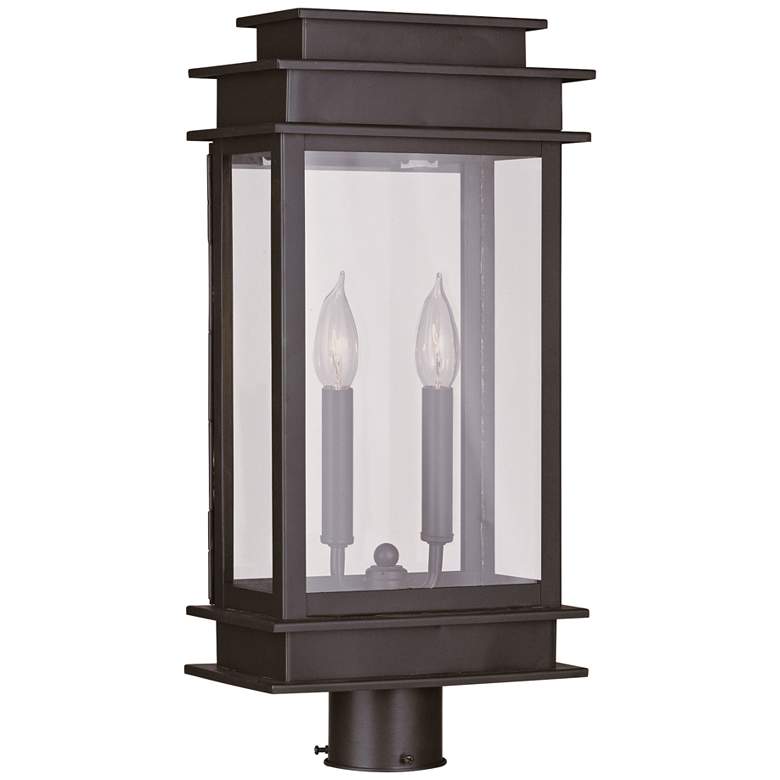 Image 1 Princeton 20 1/2 inch High Bronze Outdoor Post Light