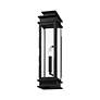5_Princeton 20 1/4" High Black Outdoor Wall Light more views