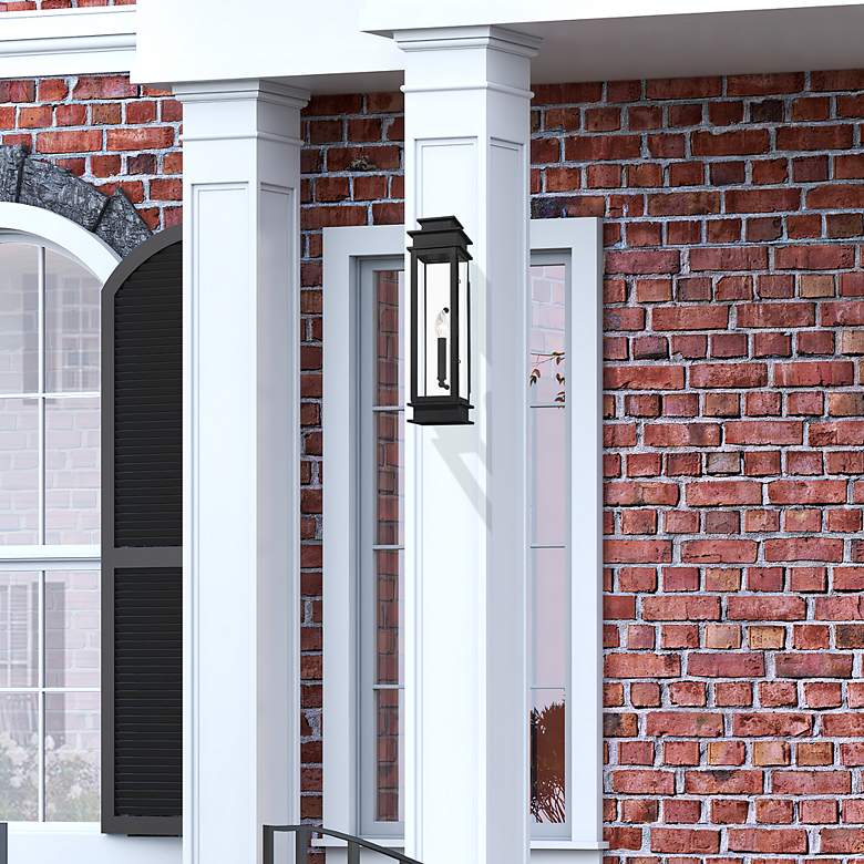 Image 7 Princeton 20 1/4" High Black Outdoor Wall Light more views