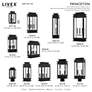 Princeton 20 1/4" High Black Outdoor Wall Light